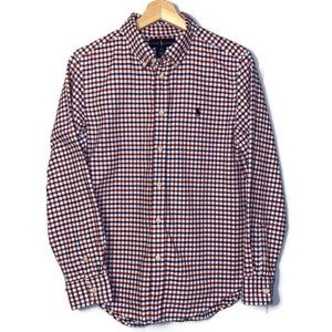 Ralph Lauren Plaid Cotton Shirt (Boy’s LG 14-16)
